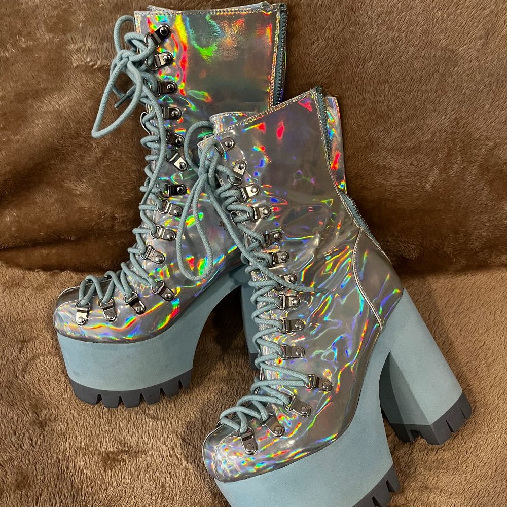 Rare Dolls Kill/Club EXX Y2K Boot